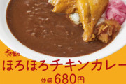 【朗報】すき家のほろほろチキンカレー、ガチで美味い