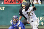 阪神大山４番の意地　競り負けも適時打２本で存在感