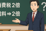【えっ？】　早稲田大学名誉教授　「消費税を２倍にすれば、給料は２倍になります」