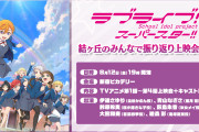 【朗報】TVアニメ「ラブライブ！スーパースター!!」2期『結ヶ丘のみんなで振り返り上映会☆☆』の開催が決定！第1回は8月12日(金)！！