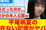 【同期愛】平尾帆夏の存在しない記憶がヤバいw【日向坂46】