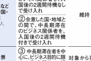 新規入国禁止、11の国と地域で実施しているビジネス関係者の往来については、引き続き認められます