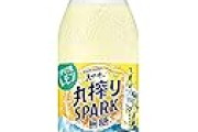 サントリー天然水 丸搾り SPARK 無糖 レモン 500ml×24本がクーポン＆タイムセール特価！