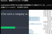 KADOKAWAにサイバー攻撃したハッカー､盗んだデータを公開 社員･N高生の個人情報やニコニコと契約していた一部VTuberの個人情報などが流出