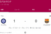 【悲報】バルセロナさん、インテル相手に逝くｗｗｗｗｗｗｗｗｗｗｗｗｗ