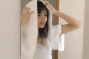 【動画あり】これはたまらん！！！薄着で濡れてる遠藤さくらさん・・・【乃木坂46】
