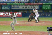 【ヤクルト対巨人2回戦】巨人・バルドナード、7回1アウト1,2塁のピンチで登板し二者連続三振！！！！！！！！！！