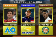 【2020】今年のグランドスラムで一番面白かった試合は！？アンケート実施！