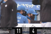 【ロッテ対日本ハム3回戦】日本ハムが１１－４でロッテに大勝！伊藤大海が今季４登板目で初勝利！ロッテは石川が５回途中１１安打６失点で今季初黒星