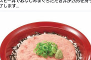 【悲報】すき家さん、超大人気メニュー「フリスビー丼」が販売終了との情報流れる