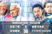 真壁刀義 本間朋晃vs後藤洋央紀 YOSHI-HASHI『WORLD TAG LEAGUE 2021』11.30後楽園ホール