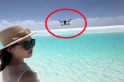 高速で飛んできたドローンが女性の顔面を直撃…事故瞬間の映像が中国上に出回る！