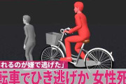 自転車でひき逃げ、 女性死亡後、両氏の男(51)逮捕「怒られるのが嫌で逃げた」  [9/24]