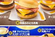 ハンバーガーチェーン店各社の月見商品一覧、ある程度出揃うｗｗｗｗｗｗ