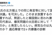 東国原さん、N国を痛烈批判「病気なのは丸山氏じゃないのか？適応障害は完治したのか。完治していないなら辞職して治療・療養すべき」