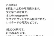 【悲報】井上和のプライベート写真、3万円で販売スタートされてしまう...