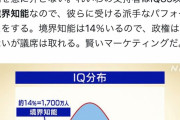 境界知能　ネットで先鋭化　専門家「レッテル貼りに使われると検査や支援の検討困難に」ネット民「れいわ知能でいいでしょ」