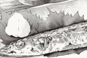 【悲報】女性漫画家さん、サンマの食べ方を知らない