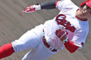カープドラ3勝田成、紅白戦でプロ初マルチ＆1打点「理想の打撃できた」「走攻守で攻めていきたい」
