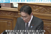 【朗報】岸田総理「産休や育休中の人の学び直しをしっかり後押しします」