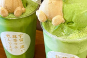 外国人「日本の世界一濃い抹茶ラテはこんな感じらしいぞ！」