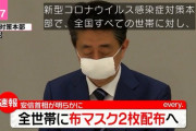 政府「全世帯に布マスク２枚を配布する」