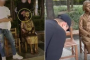 【韓国】慰安婦像の頭を叩いた外国人男性、「意味を知らなかった」と謝罪もネットの怒りは収まらず