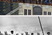 シカゴの鉄工職人たちが、あの有名な「摩天楼で昼食を」写真（1932年）を再現した結果…海外の反応