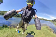 ”リアル・アイアンマン”の別名で知られる発明家。ジェットスーツの最新飛行テストを公開！
