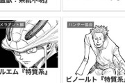 【画像】『ハンターハンター』の『特質系』に目覚める人の割合3000人に1人だった