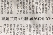 【唖然】老害さん「孫娘に買った服を嫁が着させない！生意気な嫁だ！」→ネットの反応ｗｗｗｗｗｗｗｗｗ