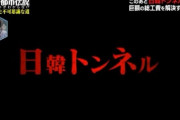 やりすぎ都市伝説で「日韓トンネル」特集　すでに５４０メートル掘られていることが判明  [4/29]