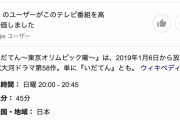ＮＨＫ・大河ドラマ「いだてん」徳井の出演シーンを可能な限りカットへ