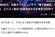 中国、世界最速スパコン富岳の100兆倍早い量子コンピューターの開発に成功 ⇒ パヨ「日本を敗北ざまぁｗ」⇒ 実は何もできないポンコツだった事が判明ｗｗｗｗｗ