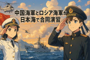 日本海で中国海軍とロシア海軍が艦艇を展開し合同演習【タイ人の反応】