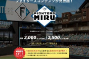 日本ハムファイターズの動画サブスクサービス｢FIGHTERS MIRU｣､月額2500円