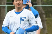 日ハム阪口楽、阪神・佐藤輝とマンツーマン自主トレで"マン振り禁止令"