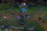 【LoL】敵のヴェインがペンタキルを獲った