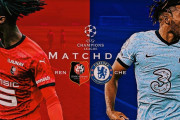 ◆UCL◆E組4節 レンヌ×チェルシー 後半レンヌが圧倒し追いつくもATジルーのヘッド一発でチェルシー勝ち越し！GL3連勝