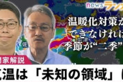 【悲報】専門家「異常気象が普通になる。四季は二季に。夏は暑く冬はとても寒い」