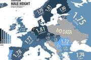 ヨーロッパの平均身長wwwxwwwxwww
