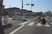 【悲報】ロードバイク乗り、信号無視して別の自転車と盛大に事故ってしまうｗｗｗｗｗ