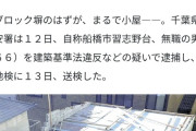 無職「ブロック塀を作りました」 市役所「小屋ですね」 →逮捕