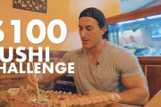 【海外の反応】挑戦！100ドル分の寿司を食べてみた