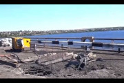 ウクライナ軍の攻撃で再び損傷したアントノフスキー橋と水力発電所