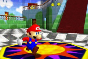 マリオ64「カメラワークゴミです シークレットのヒントありません 虹かける羽マリオヤバいです」