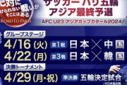 『サッカー パリ五輪アジア最終予選』最大3試合をテレビ朝日系で地上波独占生中継　解説は松木安太郎、内田篤人