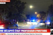 【フランス】授業でムハンマドの風刺画を見せた歴史の教師がパリの路上で斬首されるテロ事件が発生→犯人は警察に射殺される
