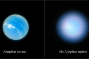 「補償光学」技術を用いてハッブル宇宙望遠鏡並みに鮮明な海王星画像を地上から撮影することに成功！