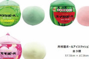 アイス「メロンボール」がクッションになりプライズゲーム用景品として登場！